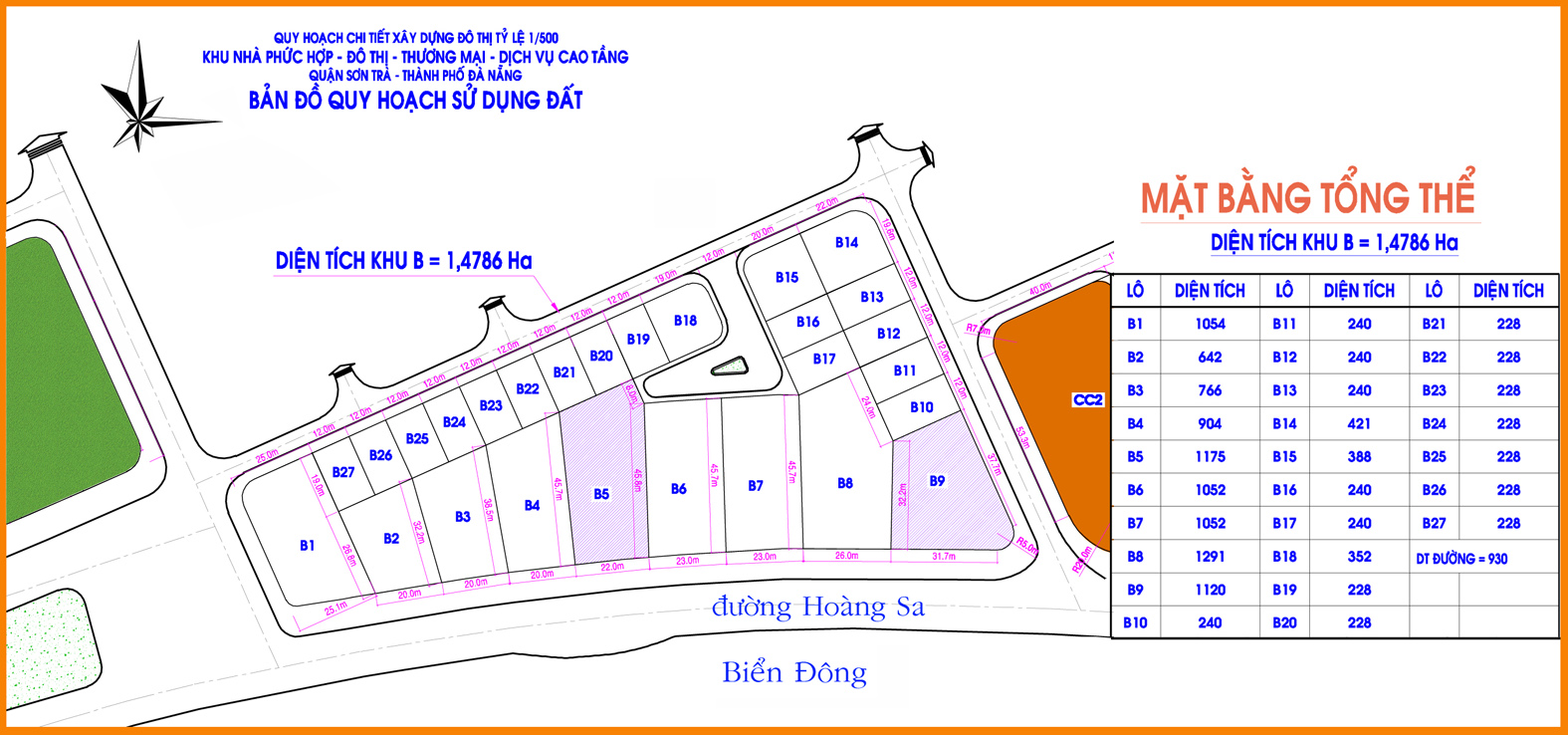 Chuyển nhượng QSD đất khu đầu tuyến Sơn Trà mặt tiền đường Võ Nguyên Giáp Đà Nẵng